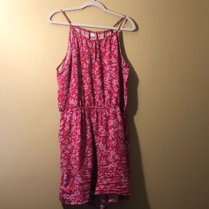 Pink print romper- Old Navy- Size - XL